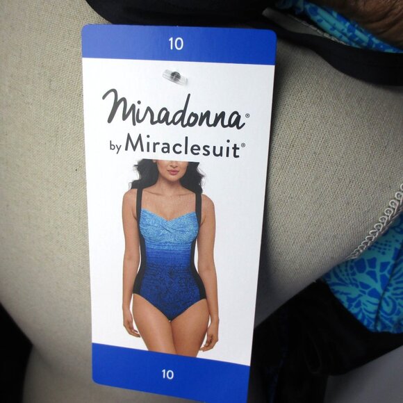 MIRADONNA by Miraclesuit Womens Swim Suit One Piece Size 10 Slimming NWT - Picture 7 of 8